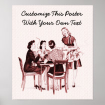 Rétros cartes et café posters