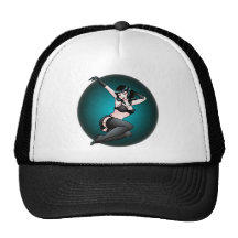 Rétros casquettes de pin-up des années 60 des anné