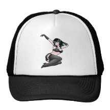 Rétros casquettes de pin-up des années 60 des anné