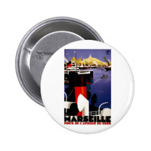 Rétros copies de voyage d'annonce vintage d'affich badge