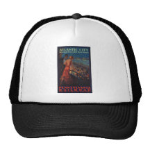 Rétros copies de voyage d'annonce vintage d'affich casquette de camionneur