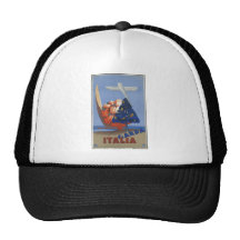 Rétros copies de voyage d'annonce vintage d'affich casquette