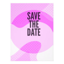 Rétros économies Girly la date Faire-part Personnalisé