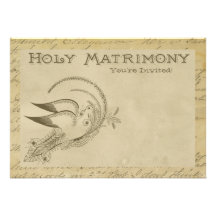 Rétros économies saintes de mariage l'invitation d