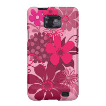Rétros fleurs à la mode et remous étui galaxy s2