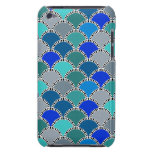 Rétros gammes de gris turquoises de bleu de turquo coque Case-Mate iPod touch