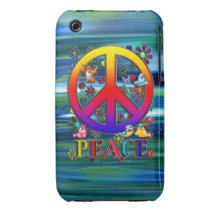 Rétros oiseaux et fleurs modernes des textes de si coque iPhone 3