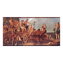 Réunion de Bacchus et d'Ariadne par Ricci Sebastia Cartes De Vœux Avec Photo