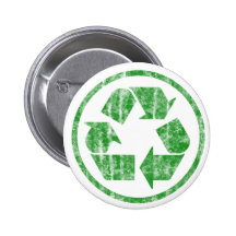 Réutilisant pour sauver la terre de planète, symbo badges