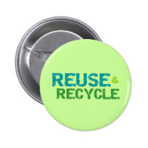 Réutilisez et réutilisez les T-shirts et les cadea Badges