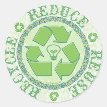 Réutilisez la vitesse de jour de la terre autocollants