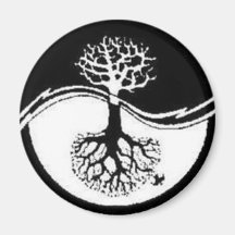RÉUTILISEZ L'ARBRE DE YIN YANG MAGNETS