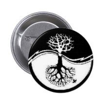 réutilisez le bouton de yang de yin badge