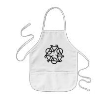 Réutilisez le symbole de logo de bicyclette tabliers