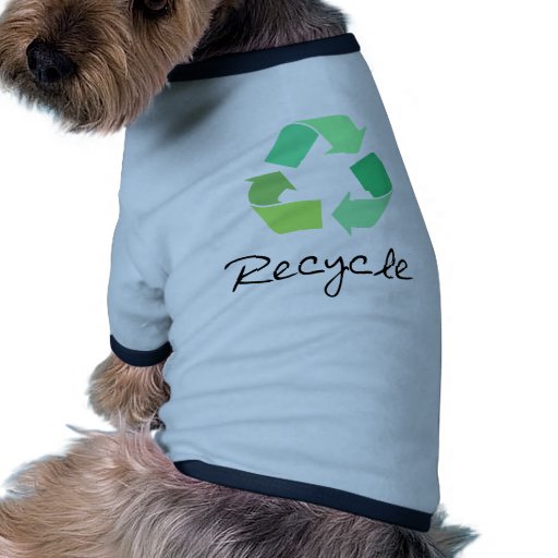 Réutilisez ! Verdissez les conceptions pour l'écol Tee-shirt Pour Toutou