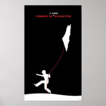 Rêve d'affiche libre de la Palestine