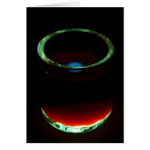 Rêve dans un verre cartes de vœux