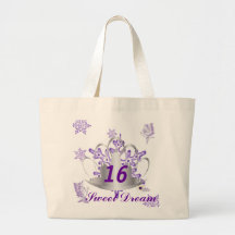Rêve-Personnaliser de sweet sixteen Sacs Fourre-tout