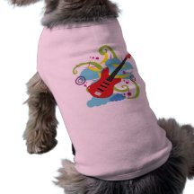 Rêve solo de guitare manteaux pour animaux domestiques