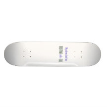 Réveil d'animal familier skateboards personnalisés