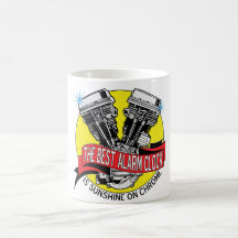 Réveil de cycliste mug