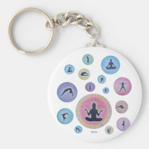 rêver de yoga porte-clés