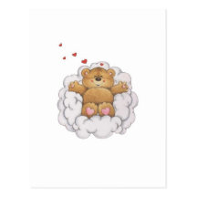 Rêver le nounours cartes postales