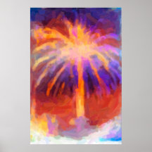 Rêverie de palmier posters