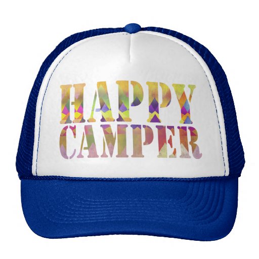 Rêves de camping - chapeau casquettes de camionneur