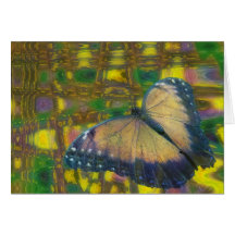 Rêves de papillon carte de vœux