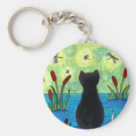 Rêveur Keychain de libellule Porte-clés