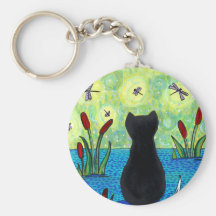 Rêveur Keychain de libellule Porte-clés