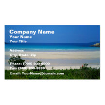 Rêvez-le, vivez il la plage 4 carte de visite
