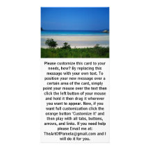 Rêvez-le, vivez il la plage 4 cartes avec photo