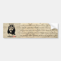 Révolutionnaire de Jésus-Christ Autocollants Pour Voiture