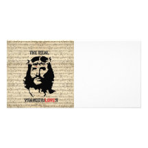 Révolutionnaire de Jésus-Christ Cartes De Vœux Avec Photo
