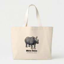 Rhinocéros blanc sacs