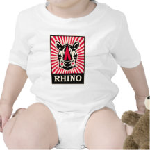 Rhinocéros d'art de bruit t-shirts