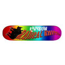RHINOCÉROS DE RADICAL D'ARC-EN-CIEL PLATEAUX DE SKATEBOARDS