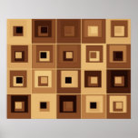 RIBZY/CUBES rétros - affiche moderne