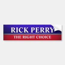 Rick Perry pour le président 2012 - ajoutez votre  Adhésifs Pour Voiture
