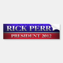 Rick Perry pour le président 2012 Adhésif Pour Voiture