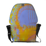 Rickshaw Messeng d'art abstrait de réseau de damie Sacoches