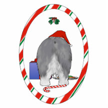 Rien n'aboutent un ornement de Noël de chien de be Découpage En Acrylique