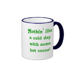 Rien n'aiment un jour froid avec du cacao chaud !  tasse à café