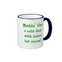 Rien n'aiment un jour froid avec du cacao chaud !  tasse à café