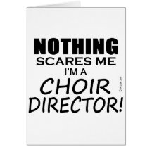 Rien ne m'effraye directeur de choeur cartes