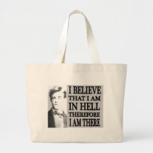 Rimbaud dans l'enfer sacs en toile