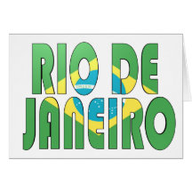 Rio de Janeiro, Brésil Carte De Vœux