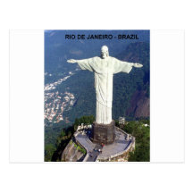 Rio de Janeiro le Christ (St.K.) du Brésil Carte Postale